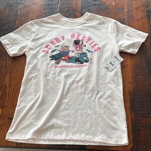 Scary Besties Kids T-Shirt - Cream